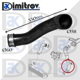 Маркуч турбо BMW 3 E90 E91